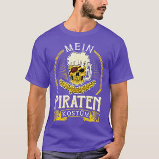 Mein Piraten Kostm Fasching Karneval T Shirt