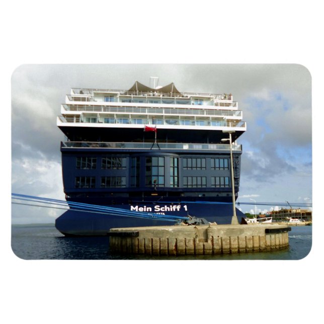 Mein Schiff 1 Stern Magnet (Horisontell)