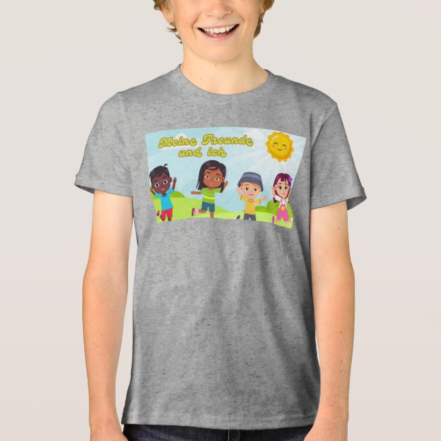 Meine Freunde und ich T Shirt (Framsida)