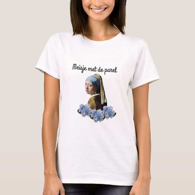 Meisje met de parel t shirt (Framsida)