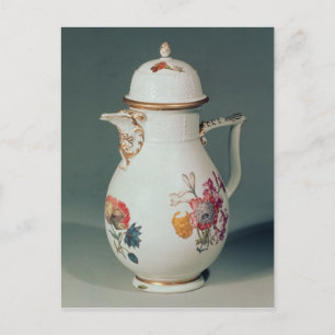 Meissen-kaffekanna, 1740-50 vykort