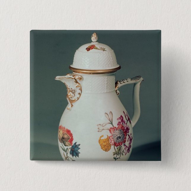 Meissen kaffekruka, c.1740-50 knapp (Framsida)
