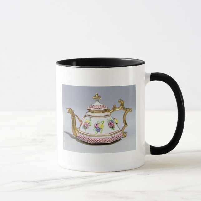 Meissen octagonal tekanna, c.1718 mugg (Höger)