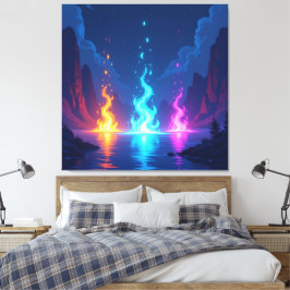  „Meister der 4 Elemente“   Canvastryck