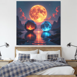  „Meister der 4 Elemente“   Canvastryck