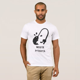 meistr pysgota | Fiskemästare i walesiska T Shirt