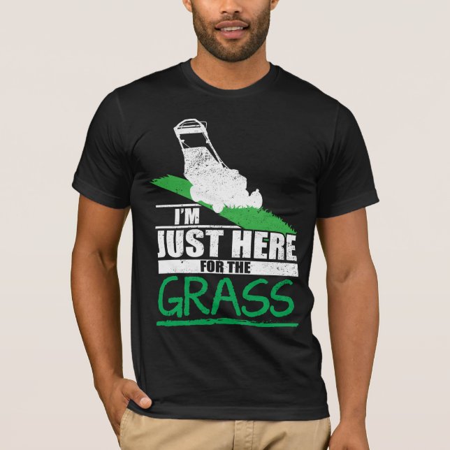 Meja för gräs för gräsklippningsmaskin för t shirt (Framsida)