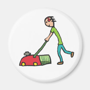 Meja för gräsmatta magnet