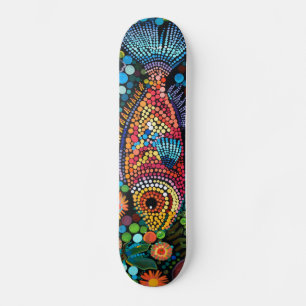 Mejande fisk - Stil - Skateboarddäck Mini Skateboard Bräda 18,5 Cm