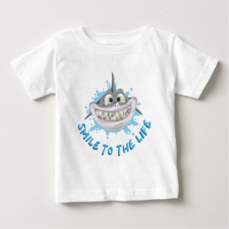 Mejande haj i tecknad stil - sjömil till livet t shirt