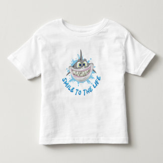 Mejande haj i tecknad stil - sjömil till livet t shirt