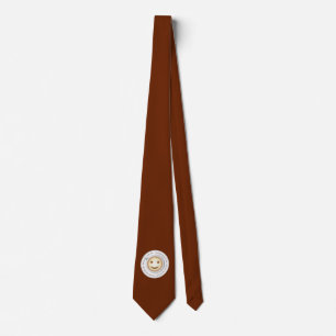 Mejande kopp av kaffe slips