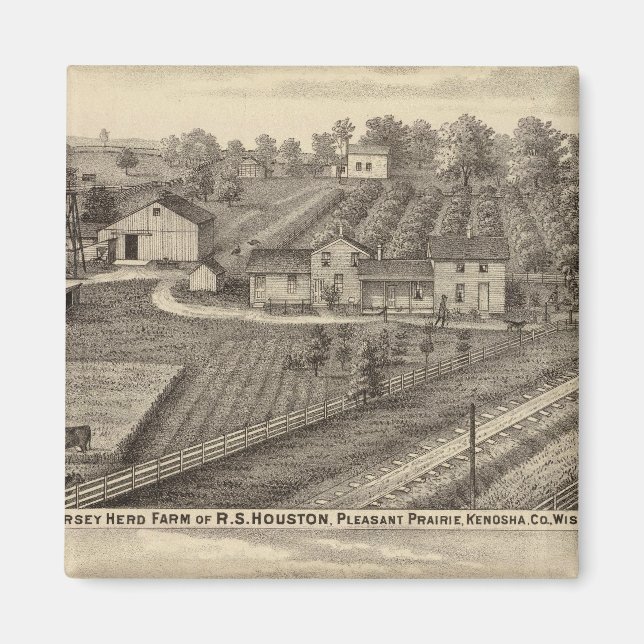 Mejerianläggningar i RS Houston och WC White Magnet (Framsidan)