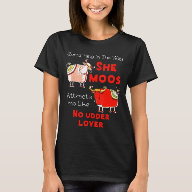 Mejeribonde  Kon råmar som ingen annan T Shirt (Framsida)
