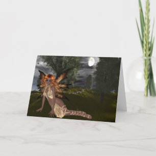Mejeridesign för natten 1 - Fantasy-gratulationsko Helgkort