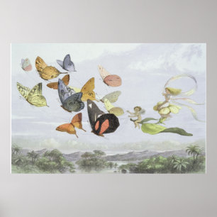 Mejeridrottningens transport Elf World Poster