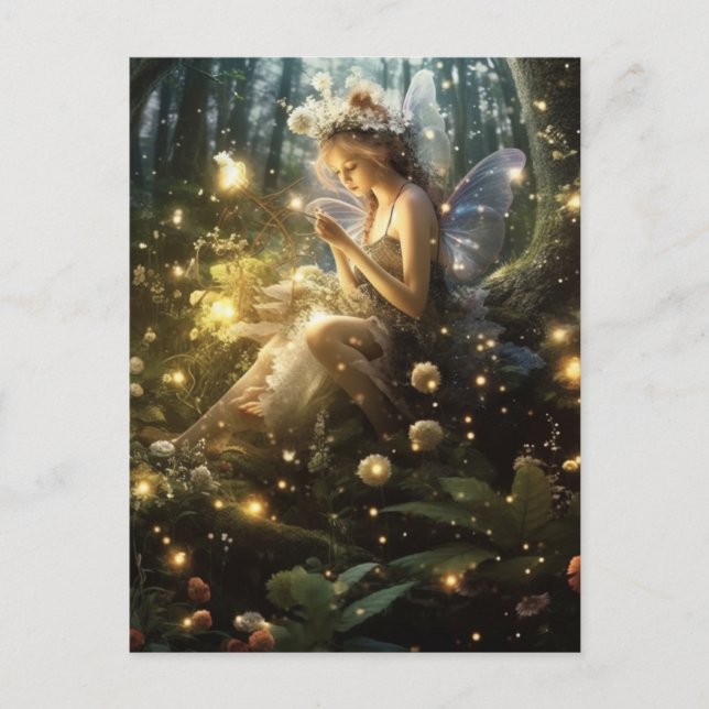 Mejeriet bland Fireflies Vykort (Framsida)