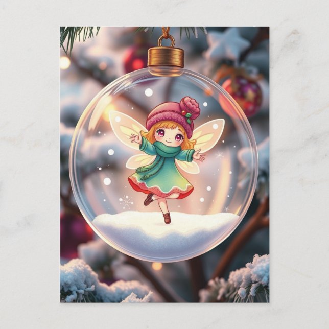 Mejeriet i Julgran Helg Vykort (Framsida)