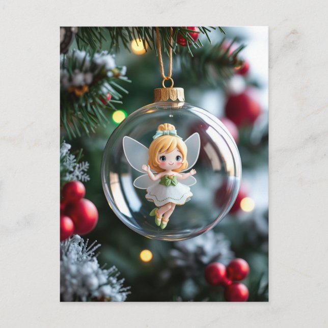 Mejeriet i Julgran Helg Vykort (Framsida)