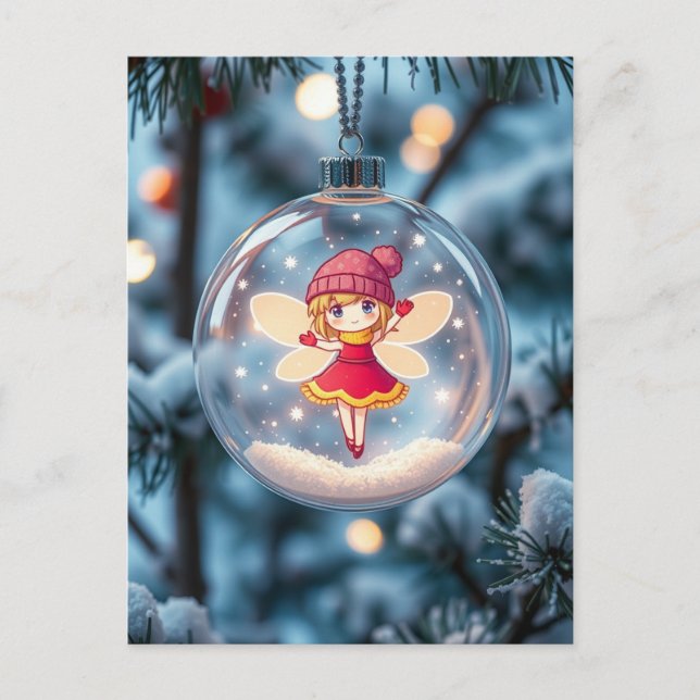 Mejeriet i Julgran Helg Vykort (Framsida)