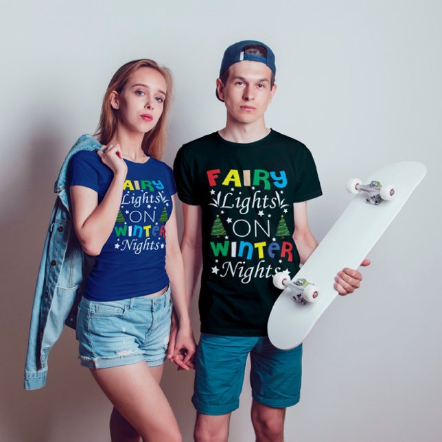 Mejeriet Ljus på vinterkvällarna jul| Lustigt T Shirt (Skapare uppladdad)