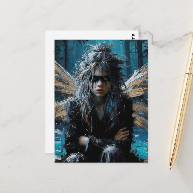 Mejeriet med ett dåligt utseende vykort (Fram/Back In Situ)