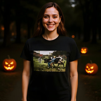Mejeriet och Ghost Halloween-målningen T Shirt