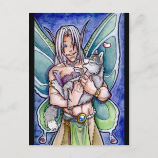 Mejeriet och Varg Unge vykort