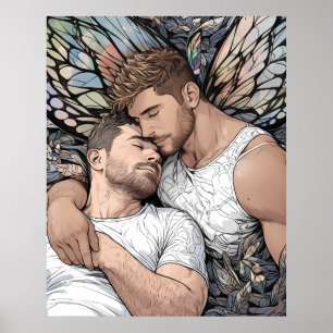 Mejeriet sedan dess - Masculine Male Fairy Poster