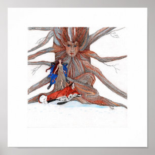 Mejeriet Träd Poster