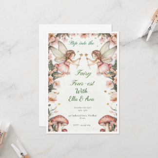 Mejeriets inbjudan till födelsedag - redigerbar tv