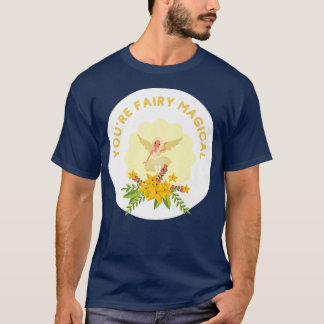 Mejeriets magiska Fånig Pun för Fairy Älskare Fläk T Shirt