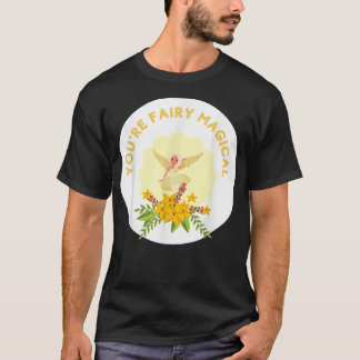 Mejeriets magiska Fånig Pun för Fairy Älskare Fläk T Shirt