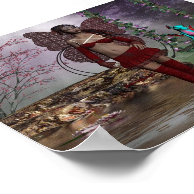 Mejeriflicka poster (Hörn)