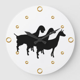 Mejerigetter Silhouette Wall Clock Stor Klocka