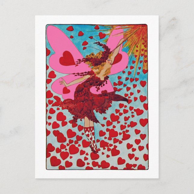 Mejerihjärtan ~ vykort/inbjudningar vykort (Framsida)