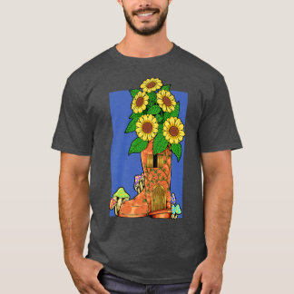 Mejerihus i gummibostad t shirt
