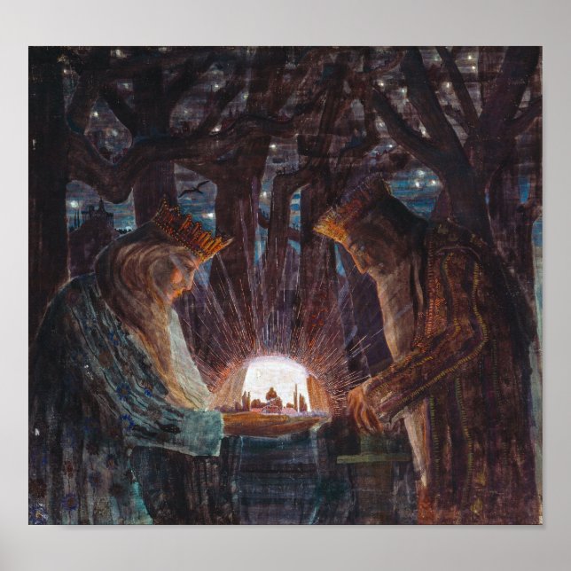 Mejerikalk i Kung | Mikalojus Ciurlionis | Poster (Framsidan)