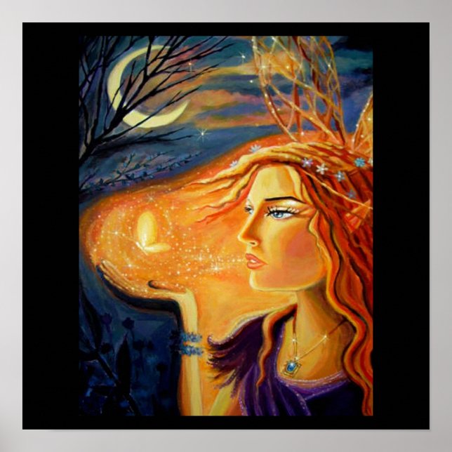 Mejerikonst - skogsandan poster (Framsidan)