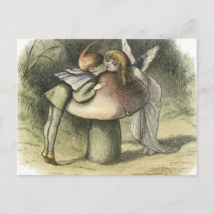 Mejerikyss i Fairyland 1870 Vykort