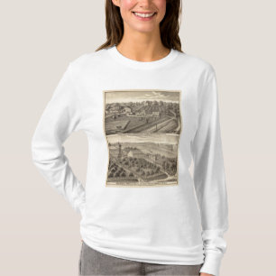 Mejerilantgårdar av vit för RS Houston och WC- T-shirt