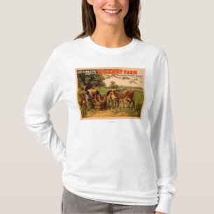 Mejerilantgården en romantik av sömnig ihålig l t-shirt