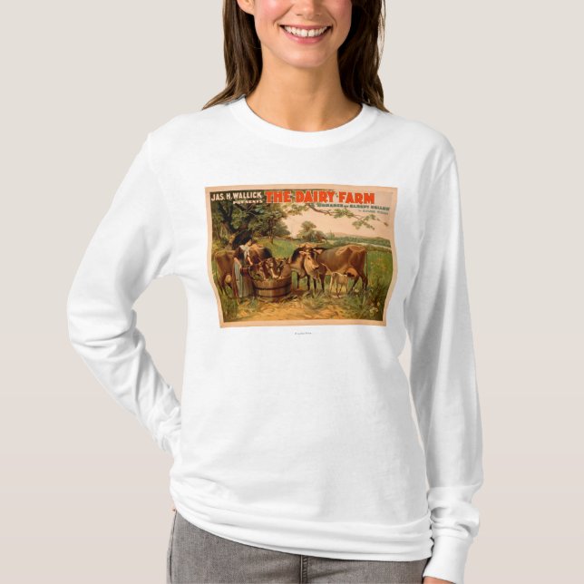 Mejerilantgården en romantik av sömnig ihålig lek t-shirt (Framsida)