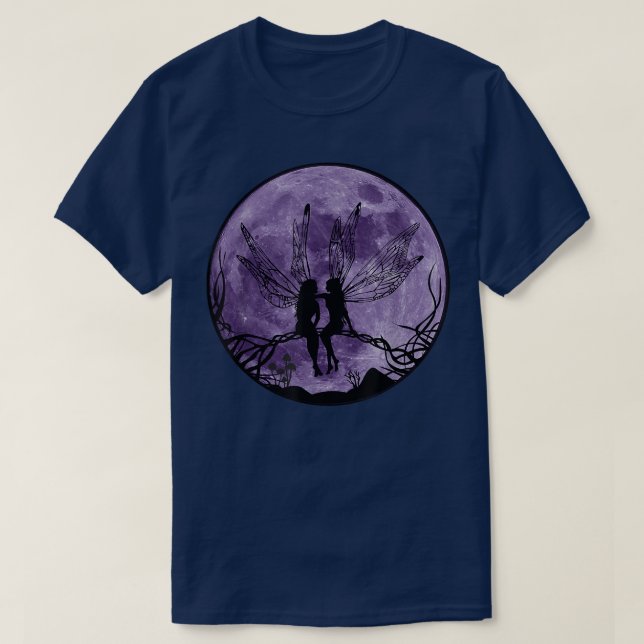 Mejerimoonlight, Mystical, Magic, Älvors, Fores T Shirt (Design framsida)