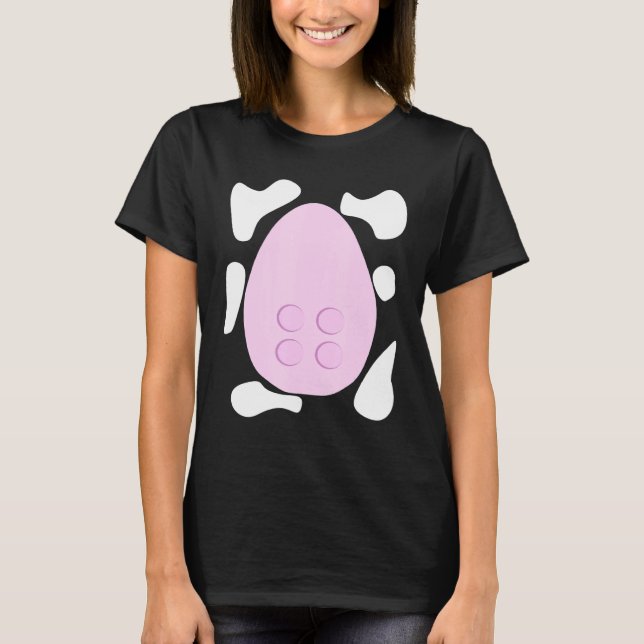 Mejeriodling Kow Enkelt kostym T Shirt (Framsida)