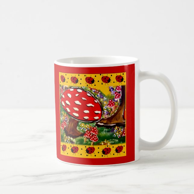 Mejeriprodukter och Nyckelpigor Kaffemugg (Höger)