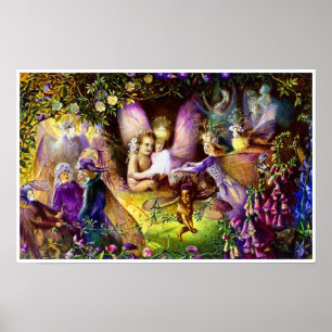 Mejeriprodukter Poster ut: Fairy Painting by Fitzg