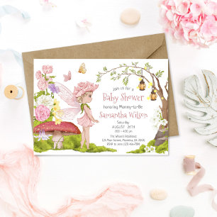 Mejeriskåda för inbjudan till Blommigten Fairy Sho