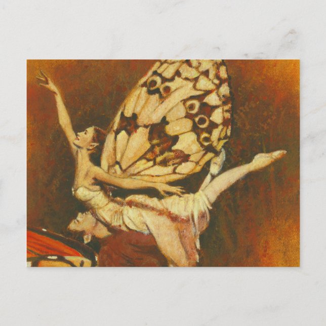 Mejeriskt par vykort (Framsida)