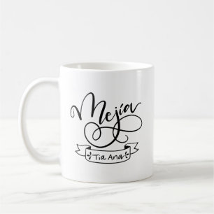 Mejia, Tia Ana, handskriven Kaffemugg